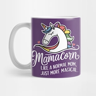 Mamacorn funny unicorn design Mamacorn Mug